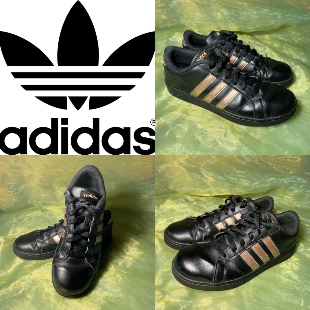 Adidas Baseline K Black/Copper Sneakers - Picture 2 of 7